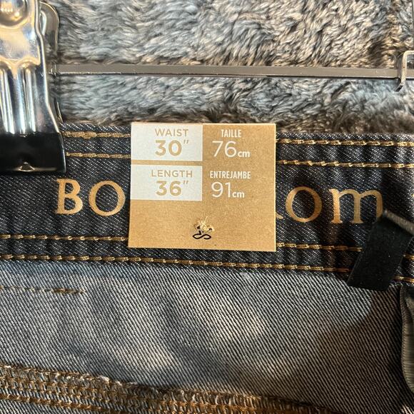 Prana Bridger Jean Mens 30x36 Dark Denim Slim Fit Stretch Organic Cotton Pants - Picture 5 of 12